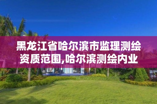 黑龍江省哈爾濱市監理測繪資質范圍,哈爾濱測繪內業招聘信息