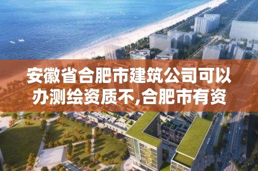 安徽省合肥市建筑公司可以辦測(cè)繪資質(zhì)不,合肥市有資質(zhì)的測(cè)繪公司