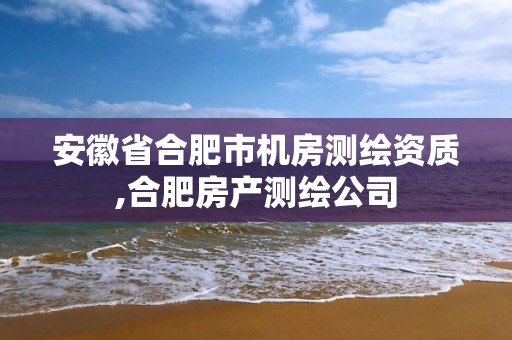 安徽省合肥市機房測繪資質,合肥房產測繪公司