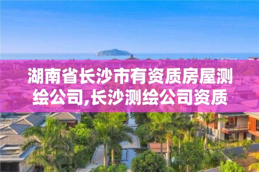 湖南省長沙市有資質房屋測繪公司,長沙測繪公司資質有哪家