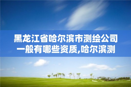 黑龍江省哈爾濱市測繪公司一般有哪些資質,哈爾濱測繪院地址。