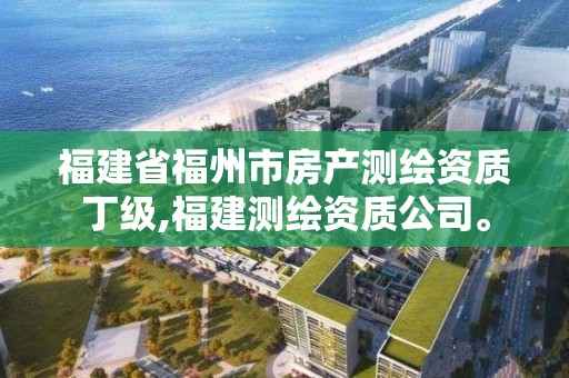 福建省福州市房產(chǎn)測(cè)繪資質(zhì)丁級(jí),福建測(cè)繪資質(zhì)公司。