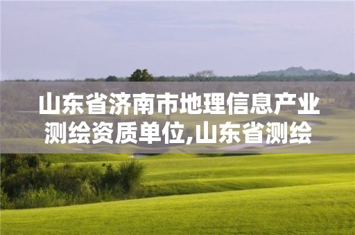 山東省濟南市地理信息產業測繪資質單位,山東省測繪地理信息行業協會。