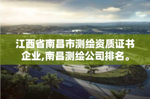 江西省南昌市測繪資質(zhì)證書企業(yè),南昌測繪公司排名。