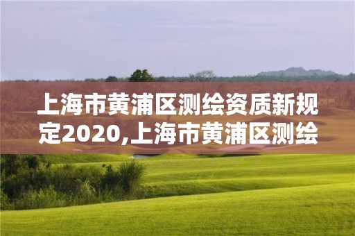 上海市黃浦區測繪資質新規定2020,上海市黃浦區測繪中心