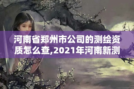 河南省鄭州市公司的測繪資質怎么查,2021年河南新測繪資質辦理。