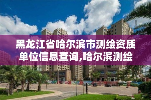 黑龍江省哈爾濱市測繪資質單位信息查詢,哈爾濱測繪公司有哪些