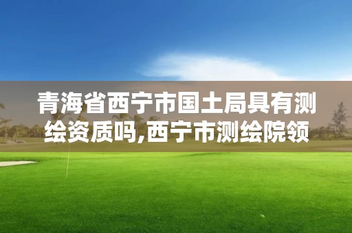 青海省西寧市國土局具有測繪資質嗎,西寧市測繪院領導班子成員。