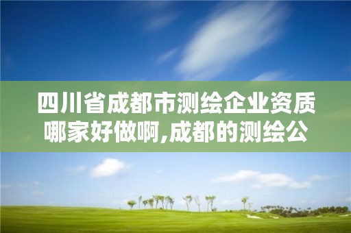 四川省成都市測繪企業資質哪家好做啊,成都的測繪公司。