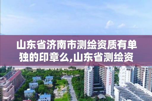 山東省濟南市測繪資質有單獨的印章么,山東省測繪資質專用章 丁級。