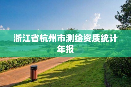 浙江省杭州市測繪資質(zhì)統(tǒng)計(jì)年報(bào)