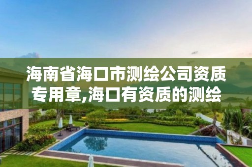 海南省海口市測繪公司資質(zhì)專用章,海口有資質(zhì)的測繪公司