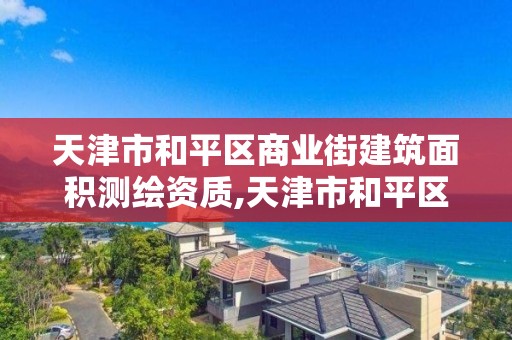 天津市和平區商業街建筑面積測繪資質,天津市和平區商業大廈。