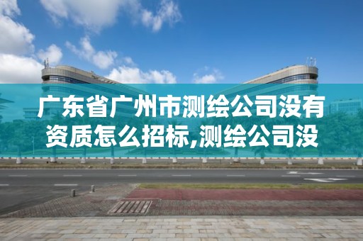 廣東省廣州市測繪公司沒有資質怎么招標,測繪公司沒有資質可以開發票嗎。