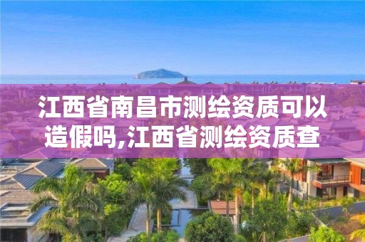 江西省南昌市測(cè)繪資質(zhì)可以造假嗎,江西省測(cè)繪資質(zhì)查詢