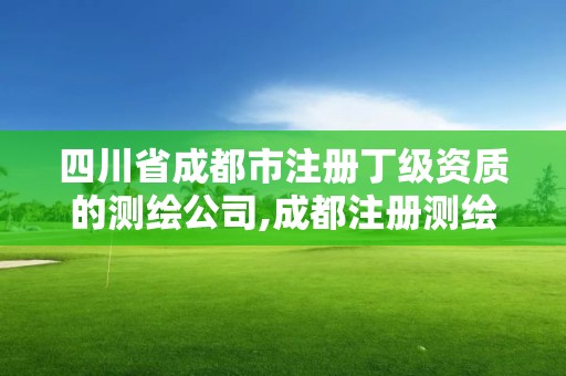 四川省成都市注冊(cè)丁級(jí)資質(zhì)的測(cè)繪公司,成都注冊(cè)測(cè)繪師招聘。