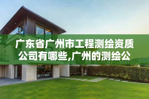 廣東省廣州市工程測繪資質(zhì)公司有哪些,廣州的測繪公司有哪些。