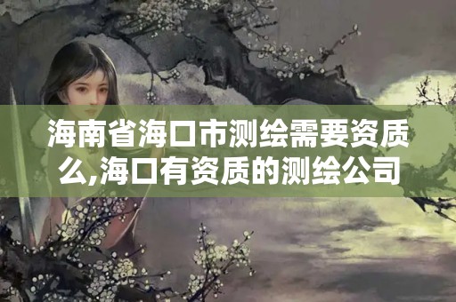 海南省海口市測繪需要資質么,海口有資質的測繪公司