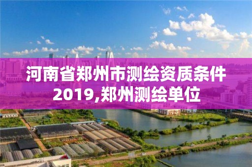 河南省鄭州市測繪資質條件2019,鄭州測繪單位