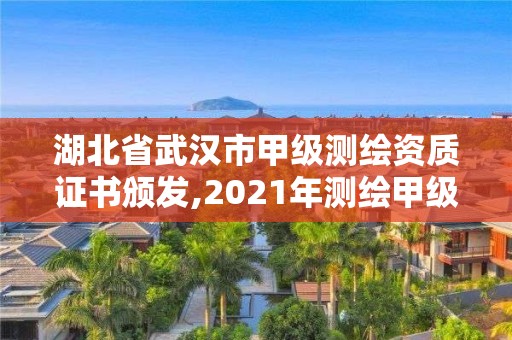 湖北省武漢市甲級測繪資質證書頒發,2021年測繪甲級資質申報條件