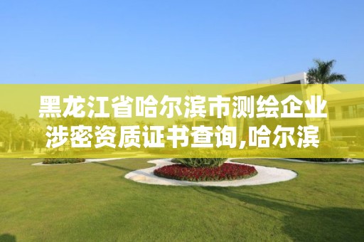 黑龍江省哈爾濱市測繪企業涉密資質證書查詢,哈爾濱涉密資質公司查詢。