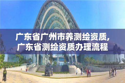 廣東省廣州市養測繪資質,廣東省測繪資質辦理流程