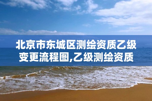 北京市東城區測繪資質乙級變更流程圖,乙級測繪資質延期公告