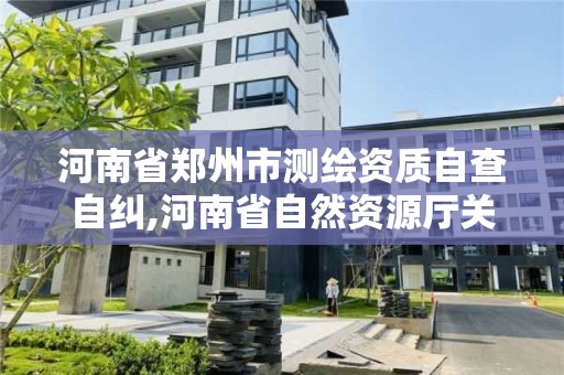 河南省鄭州市測繪資質自查自糾,河南省自然資源廳關于延長測繪資質證書有效期的公告