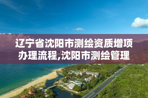 遼寧省沈陽市測繪資質增項辦理流程,沈陽市測繪管理辦公室。