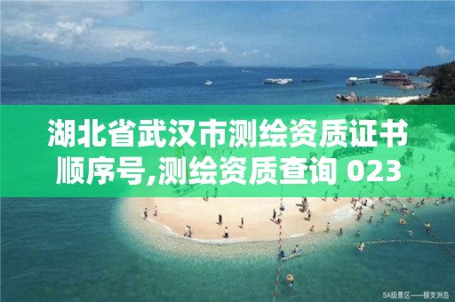 湖北省武漢市測繪資質證書順序號,測繪資質查詢 023dir。