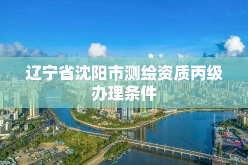 遼寧省沈陽市測繪資質丙級辦理條件