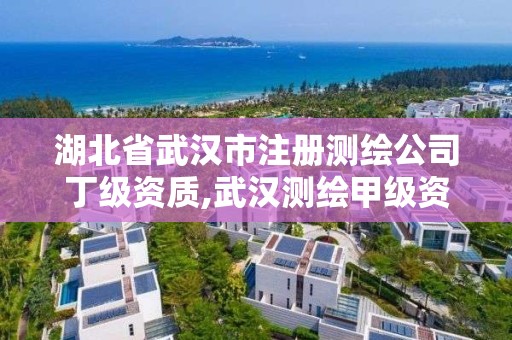 湖北省武漢市注冊測繪公司丁級資質,武漢測繪甲級資質公司