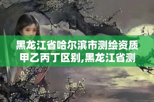 黑龍江省哈爾濱市測(cè)繪資質(zhì)甲乙丙丁區(qū)別,黑龍江省測(cè)繪甲級(jí)單位。