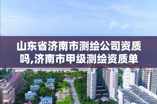 山東省濟南市測繪公司資質嗎,濟南市甲級測繪資質單位