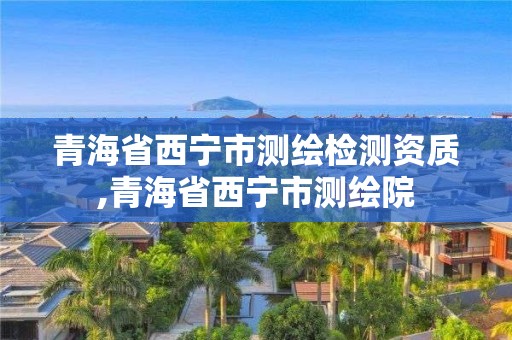 青海省西寧市測繪檢測資質,青海省西寧市測繪院