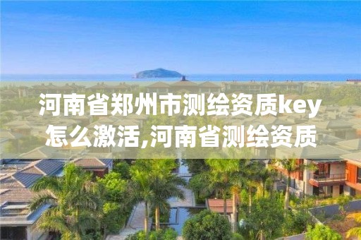 河南省鄭州市測繪資質key怎么激活,河南省測繪資質管理系統