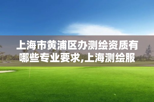 上海市黃浦區辦測繪資質有哪些專業要求,上海測繪服務中心。