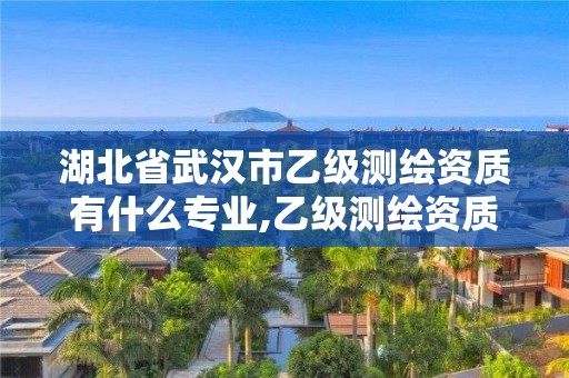 湖北省武漢市乙級測繪資質有什么專業,乙級測繪資質單位名錄。