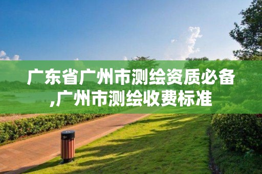 廣東省廣州市測繪資質必備,廣州市測繪收費標準