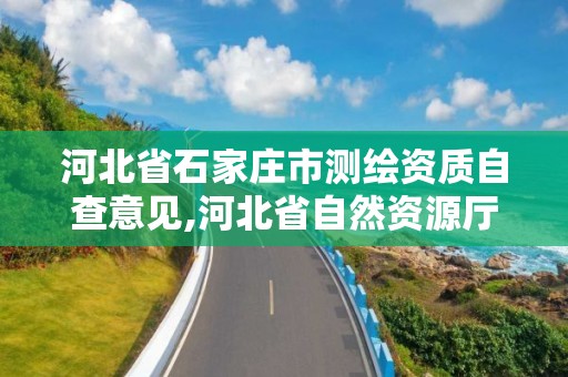 河北省石家莊市測繪資質自查意見,河北省自然資源廳關于延長測繪資質證書有效期的公告