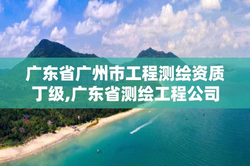 廣東省廣州市工程測繪資質丁級,廣東省測繪工程公司中標項目