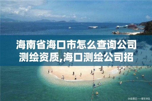 海南省?？谑性趺床樵児緶y繪資質,?？跍y繪公司招聘