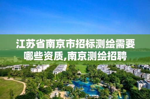 江蘇省南京市招標測繪需要哪些資質,南京測繪招聘