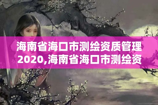 海南省海口市測繪資質管理2020,海南省海口市測繪資質管理2020年公告