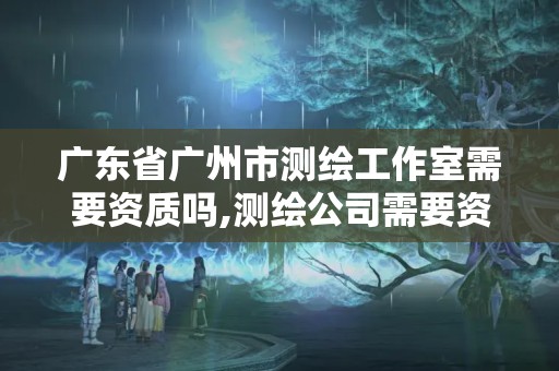 廣東省廣州市測繪工作室需要資質嗎,測繪公司需要資質嗎。