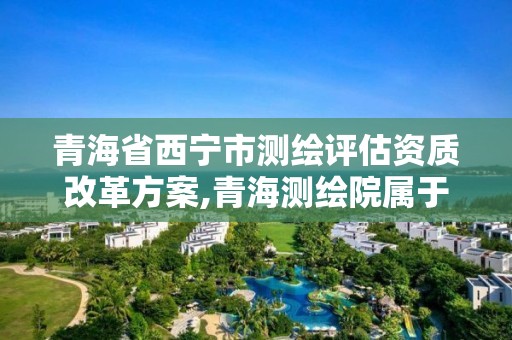 青海省西寧市測繪評估資質改革方案,青海測繪院屬于什么單位