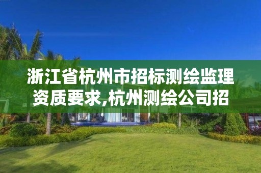 浙江省杭州市招標測繪監理資質要求,杭州測繪公司招聘信息。