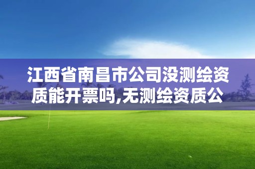 江西省南昌市公司沒測繪資質能開票嗎,無測繪資質公司進行測繪的后果。