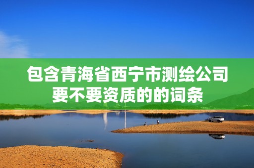 包含青海省西寧市測繪公司要不要資質的的詞條