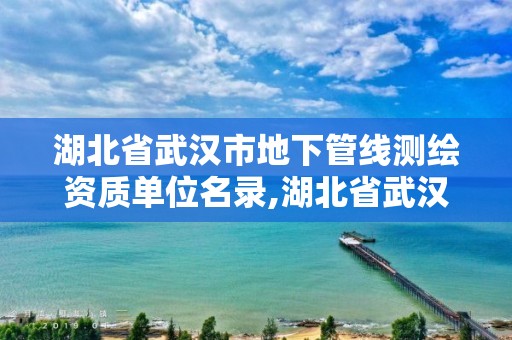 湖北省武漢市地下管線測(cè)繪資質(zhì)單位名錄,湖北省武漢市地下管線測(cè)繪資質(zhì)單位名錄有哪些。